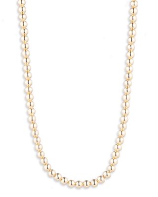 Beaded Collar Necklace, 16" 