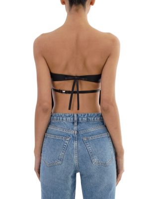 Katya Faux Leather Top