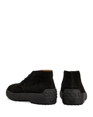 Men's Winter Gommino Desert Suede Lace Up Chukka Boots