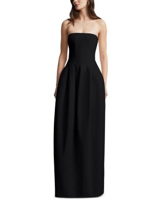 Solid Structured Gown