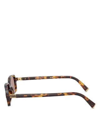 Regard Rectangle Sunglasses, 52mm