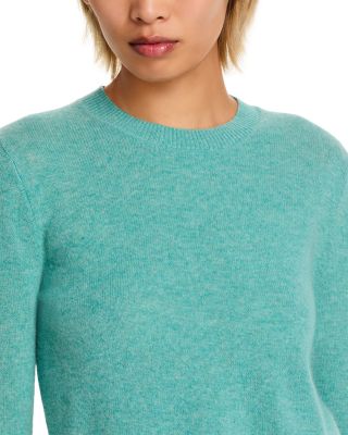 Cashmere Shrunken Crewneck Sweater