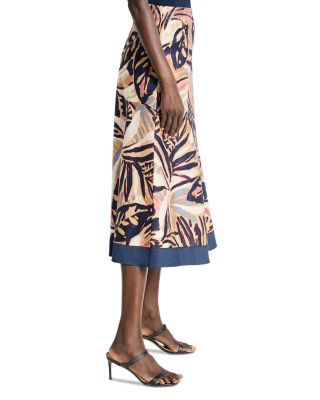 Terracotta Garden Midi Skirt