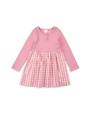 Girls' Foxglove and Plaid Seersucker Dress - Baby
