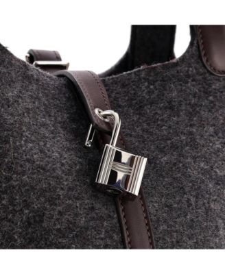 PM Picotin Lock Bag Felt with Leather