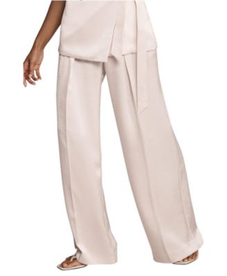 Women's Pleated Wide Leg Trousers
