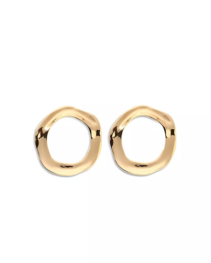 Ettika Open Circle Drop Earrings