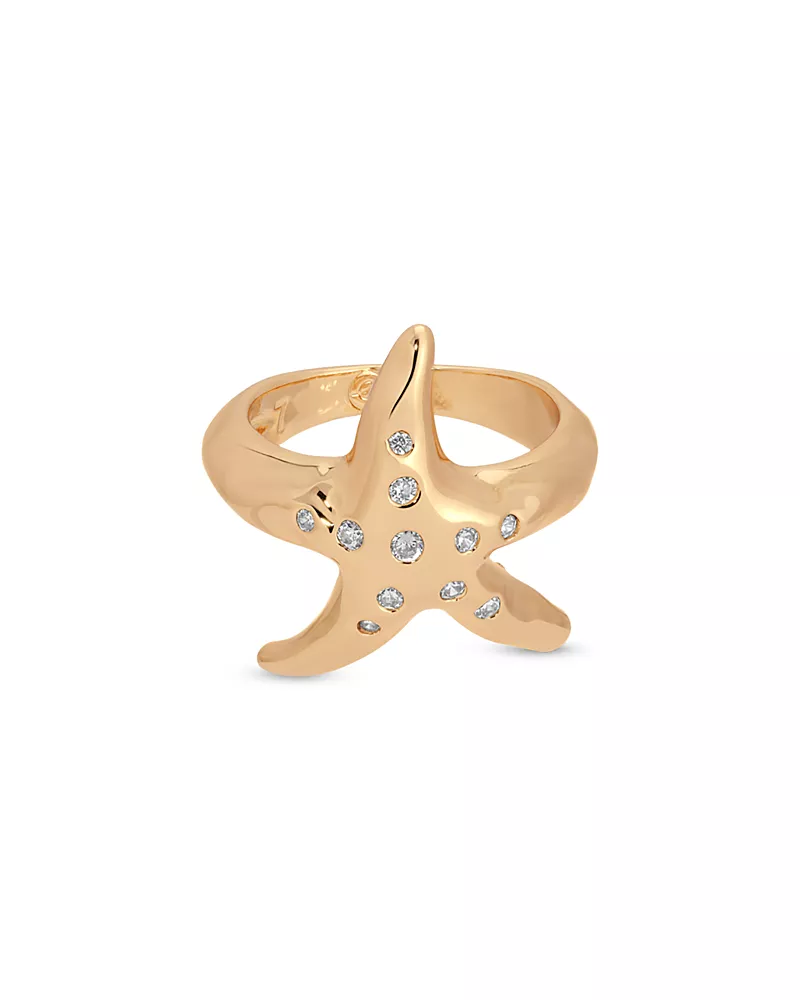 Ettika Pave Starfish Luxe Ring