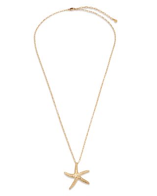 Starfish Luxe Pendant Necklace, 29.5"-34.5" 