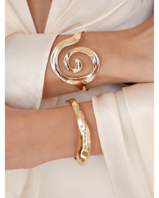 Aura Swirl Cuff Bracelet