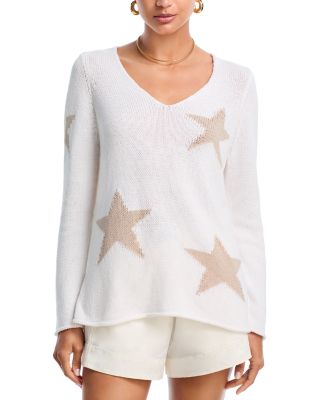 AQUA - Stars V Neck Sweater