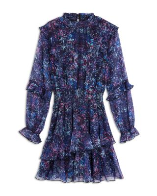 Girls' Ruffle Chiffon Mini Dress, Littie Kid, Big Kid - Exclusive