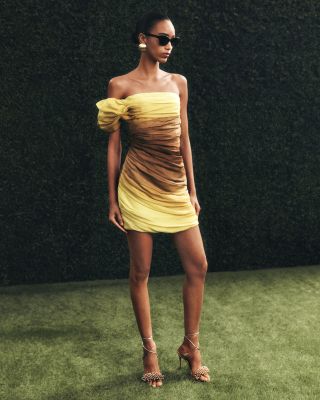 Kyler Asymmetric Ombr&amp;eacute; Dress