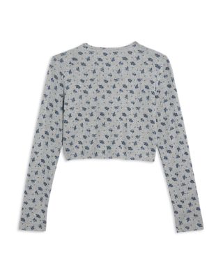 Girls' Tween Marina Pointelle Cardigan - Big Kid