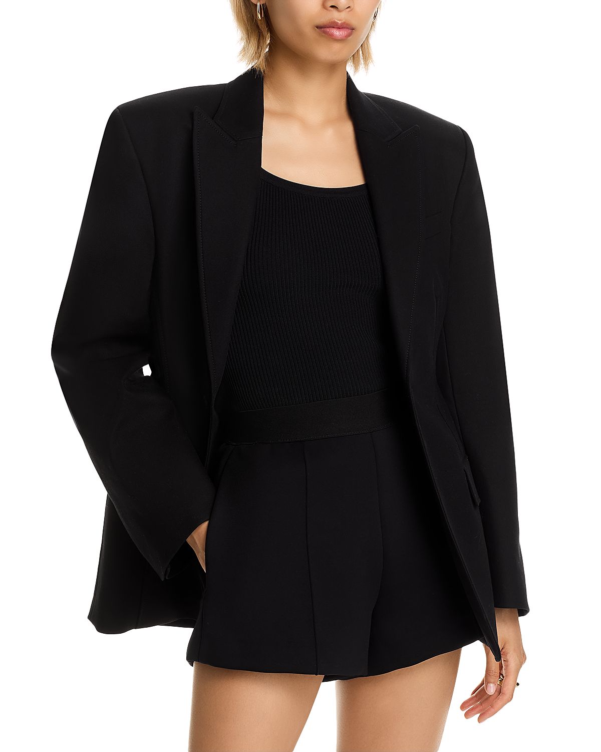 Wardrobe. nyc Single Breasted One Button Blazer