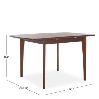 Barbossa Extendable Dining Table, Walnut