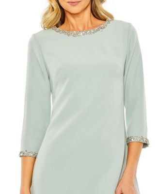  A-Line Embellished Cocktail Dress