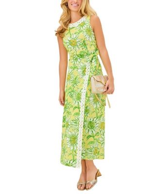 spaghetti strap summer dress Wedtrend Women Blue Floral Casual Dress A Line Spaghetti Straps Boho Maxi  Summer Dress  WEDTREND
