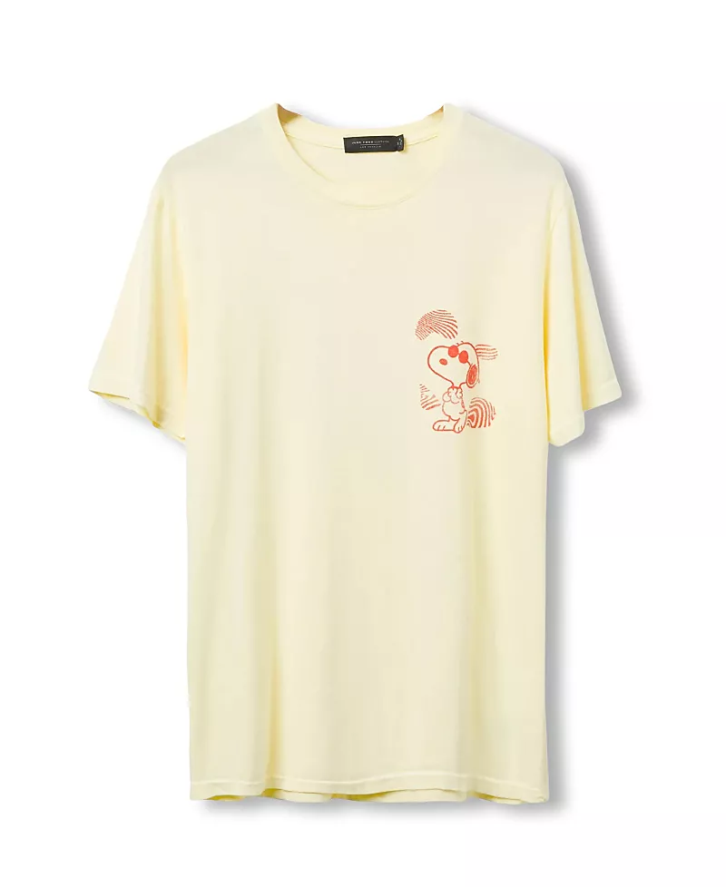 Junk Food Clothing Unisex Peanuts Snoopy Day Trippin' Vintage Tee