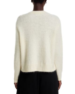 100% Cashmere Brushed Saddle Shoulder Sweater - Exclusive