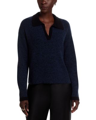 100% Cashmere Polo Neck Long Sleeve Pullover - Exclusive