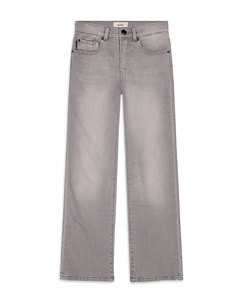 Dl1961 Boys' Benji Straight Jeans In Washed Grey Knit - Big Kid In Neutral