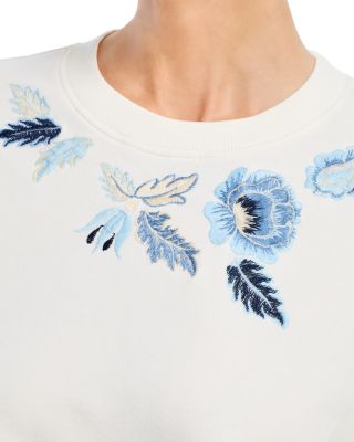 Teddy X Flower Crewneck Sweatshirt