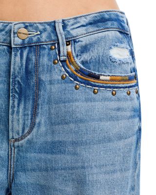 Marlena Distressed X Copper Magnolia Jeans in Light Wash