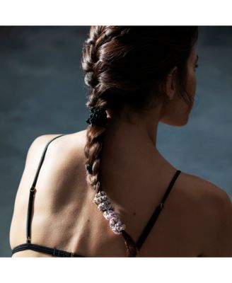 Pure Silk Skinny Scrunchies, Set of 6