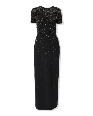 Embellished Column Gown
