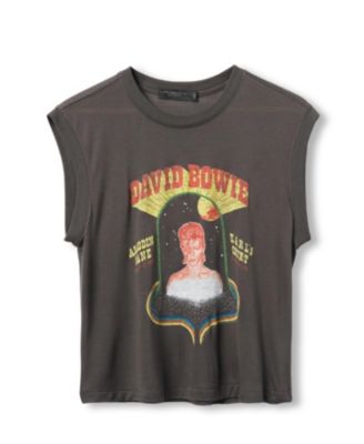  Women&#39;s David Bowie Radio City Music Hall Vintage Tissue Tank