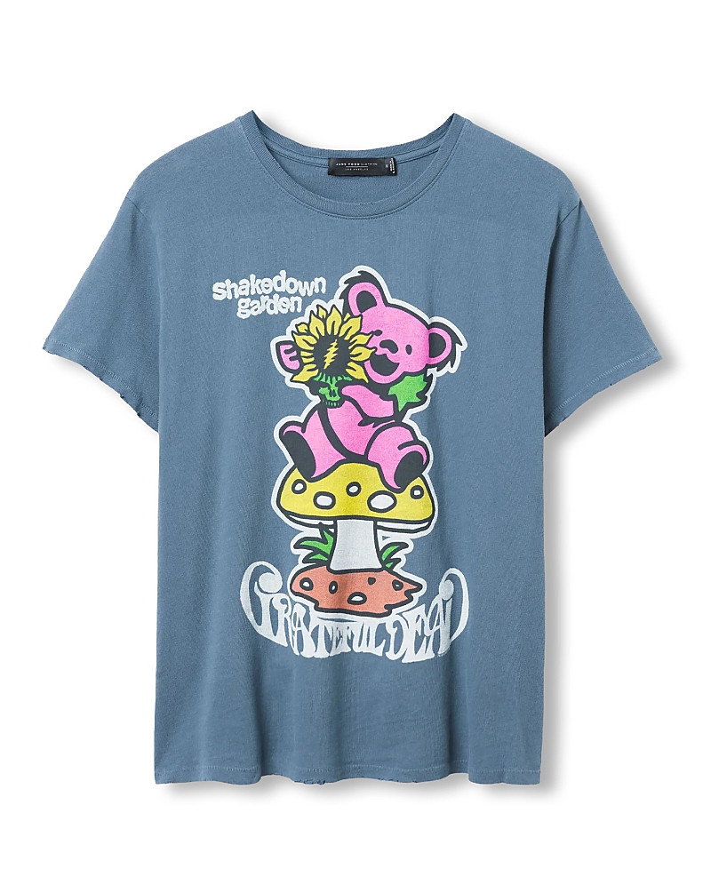 Junk Food Clothing Women's Grateful Dead Shakedown Garden Vintage Tee