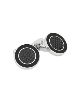 Carbon Redondo Palladium Plated Cufflinks