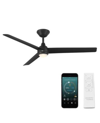 Fans Pisces 54in Selectable 2700-3000-4000-5000K LED Indoor or Outdoor Smart Home Ceiling Fan