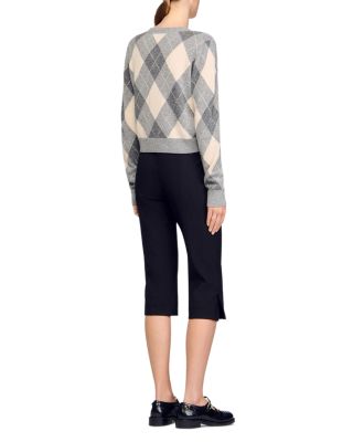 Pattern Cardigan Sweater