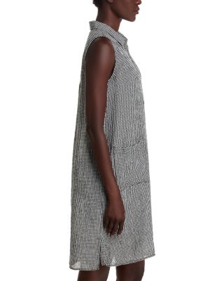 Linen Classic Collar Dress