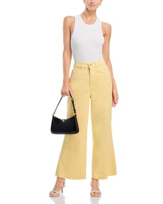 Taylor Cropped High Rise Jeans in Chamomile