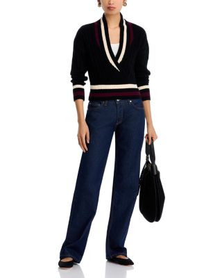 Addison Contrast Stripe Sweater