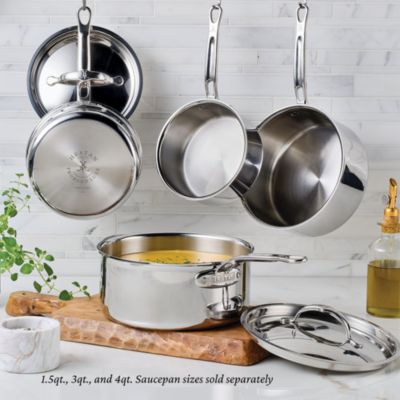 ProBond Luxe 5 Piece Professional Clad Stainless Steel Cookware Set