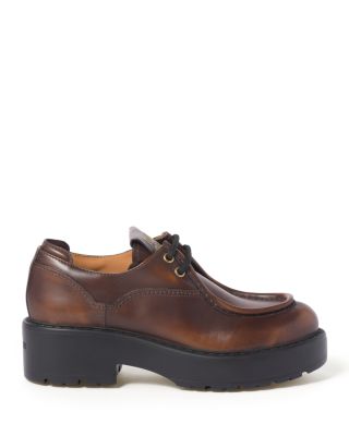 Women's Allacciate Leather Oxford Dress Shoes