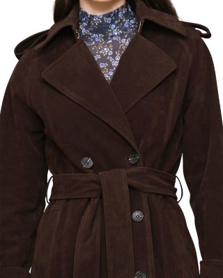 Faux Suede Utility Trench