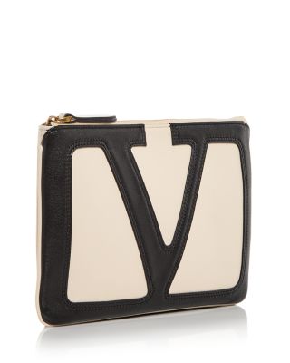Men's VLogo Leather Pouch