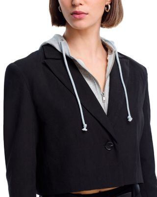 Drew Twofer Cropped Blazer