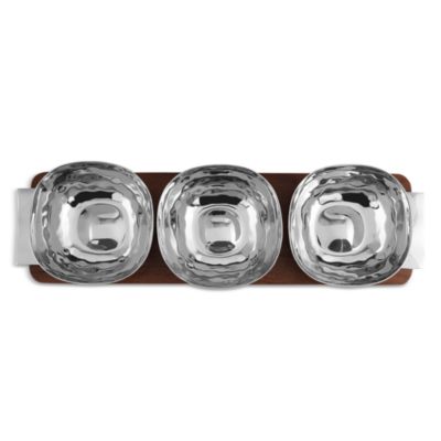 Reflective Triple Bowl