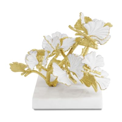 Butterfly Ginkgo Golden Decorative Object