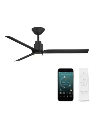 Fans Smooth 52 in Selectable 2700-3000-4000-5000K LED Indoor or Outdoor Smart Home Ceiling Fan