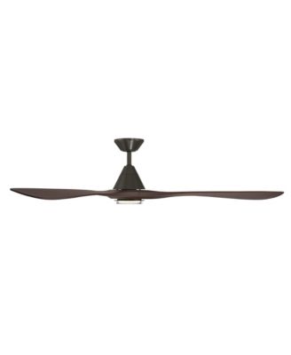 Fans Carve 72 in Selectable 2700-3000-4000-5000K LED Indoor or Outdoor Smart Home Ceiling Fan