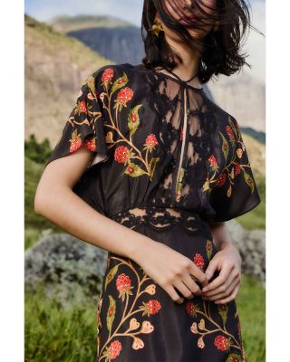 Berry Garden Mini Dress