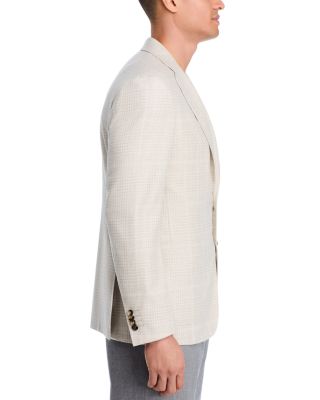 Kei Tonal Plaid Unstructured Trim Fit Sport Coat