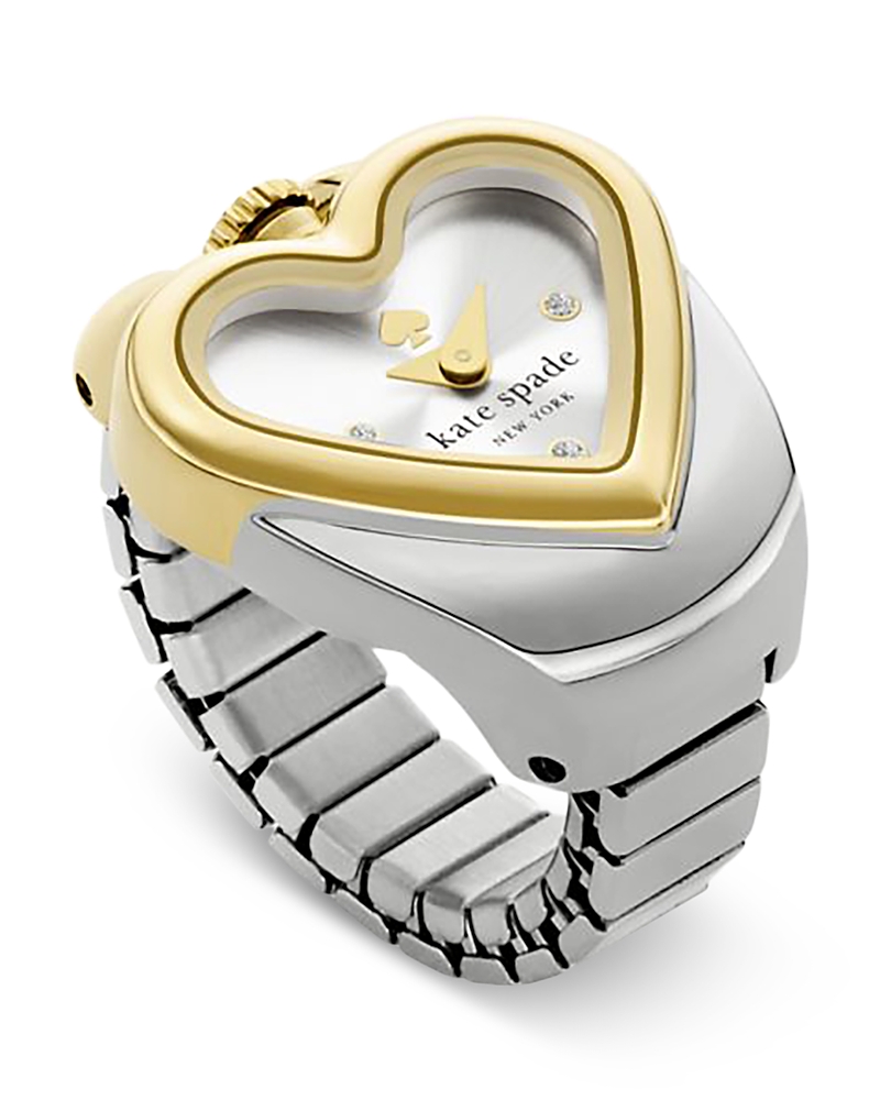 Kate Spade Monroe Ring Watch In Metallic